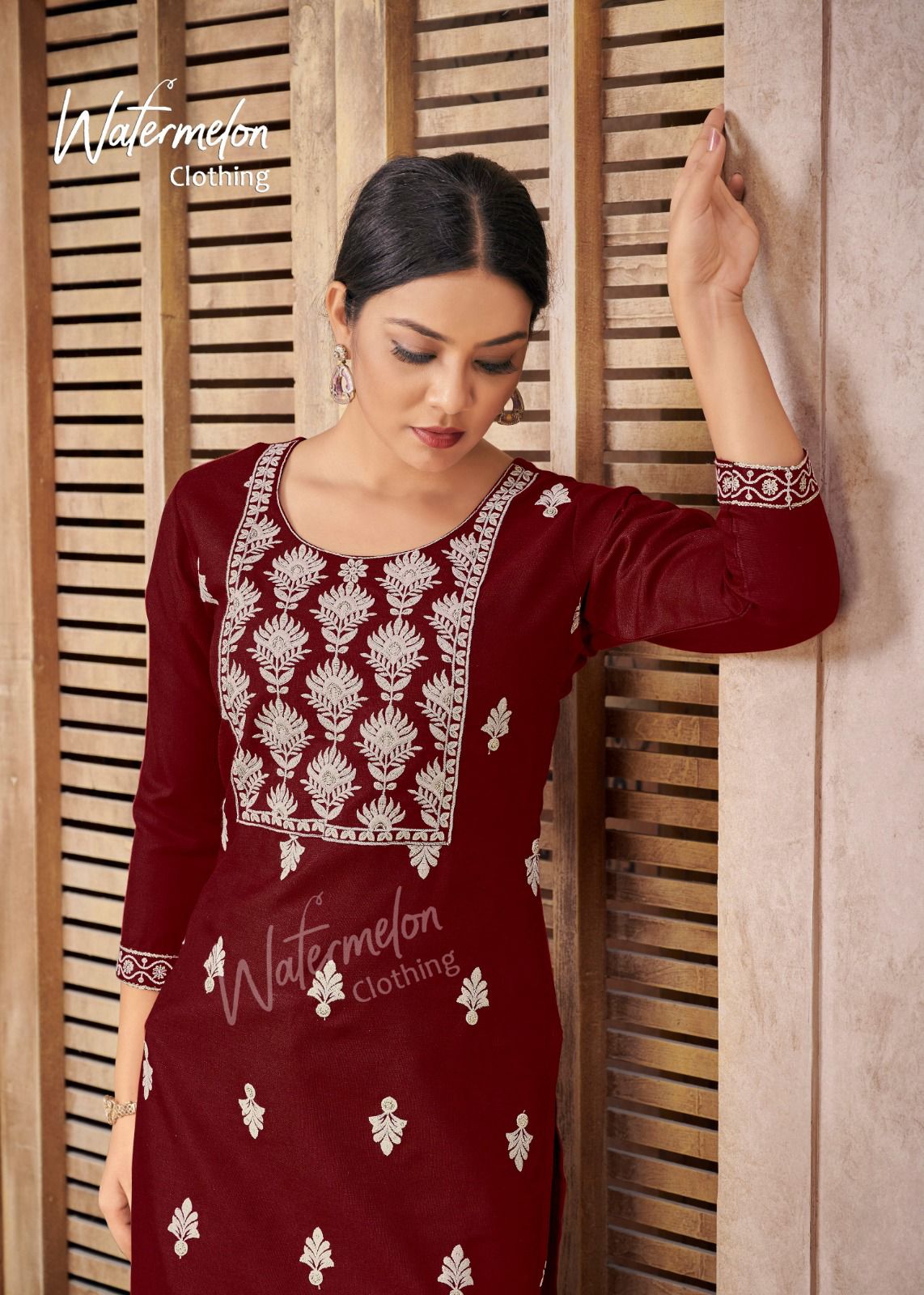 Yogita Cotton Embroidery Kurtis Catalog